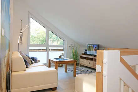 Galerie mit TV-Gerät