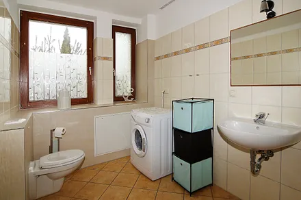 Bad mit Waschmaschine