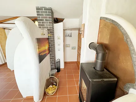 Ferienhaus Thea - Kaminofen für warme Abende