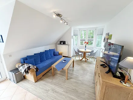 Ferienwohnung Strandmöwe- Wohnzimmer