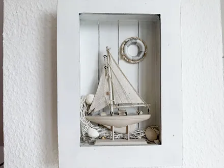 Ferienwohnung Strandmöwe- Dekoration