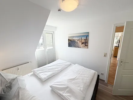 Ferienwohnung Strandmöwe- Schlafzimmer