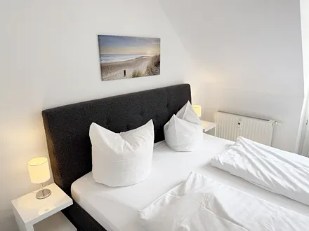 Ferienwohnung Strandmöwe- Schlafzimmer