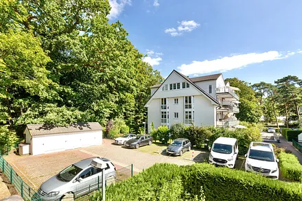 Blick auf den Parkplatz