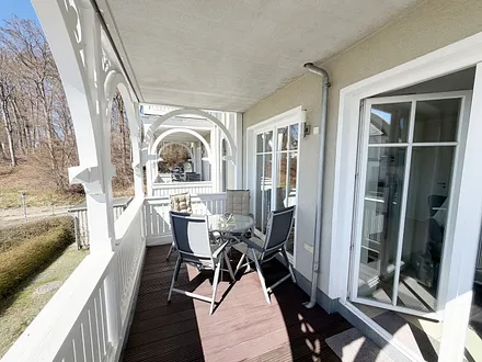 Villa Wilhelmine Whg. 03 Kreidezimmer -Balkon