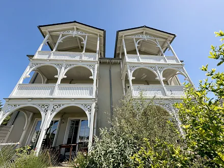 Villa Wilhelmine Whg. 03 Kreidezimmer -Balkon