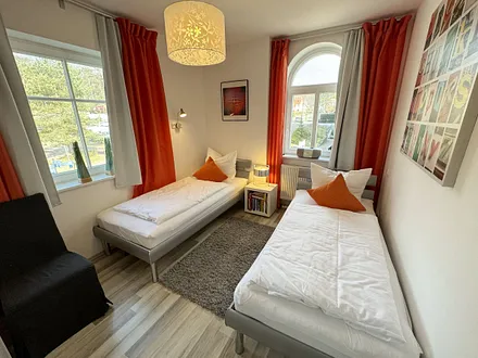 Villa Wilhelmine WE 04 Schlafzimmer für 2 Personen (Einzelbetten