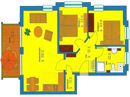Villa Wilhelmine WE 04 Grundriss