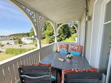 Villa Wilhelmine Whg. 04 -Blick-vom Balkon