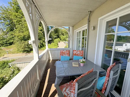 Villa Wilhelmine Whg. 04 - Ausblick vom Balkon