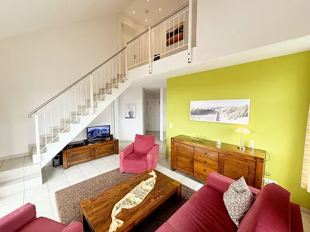 Wohnbereich mit Zugang zum 2. Schlafzimmer