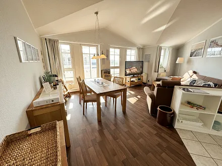 Seepark Sellin Haus Baabe - großzügiges-Wohnzimmer