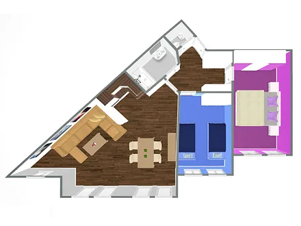Grundriss der Wohnung 431
