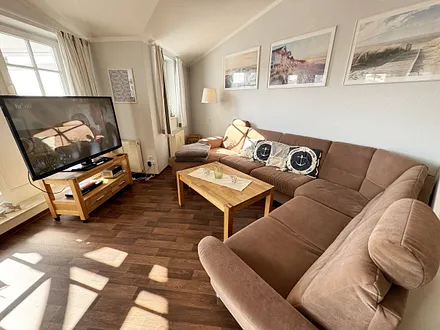 Seepark Sellin Haus Baabe - großer Fernseher