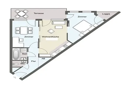 Haus Altensien WE 465 - Grundriss