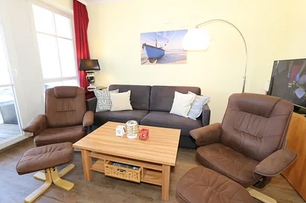 Wohnbereich mit Relaxe Sessel