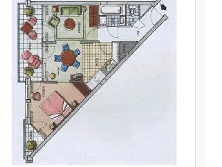 Grundriss der Wohnung