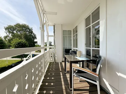 Auf dem Südostbalkon lässt es sich gut verweilen