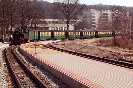 Bahnhof in Sellin vom "Rasenden Roland"