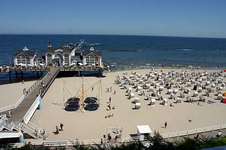 Strand nahe der Seebrücke