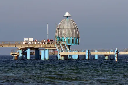 Tauchglocke bei der Seebrücke