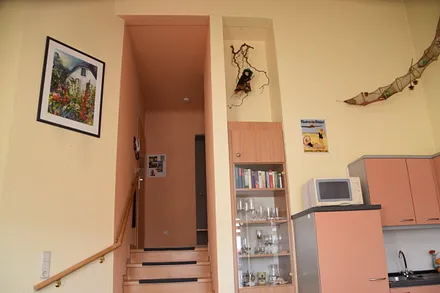 Aufgang vom Wohnzimmer