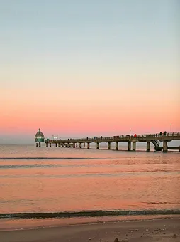 Die Seebrücke von Zinnowitz 