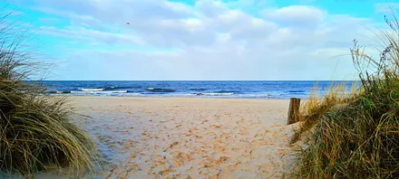 Der Strand von  Zinnowitz 