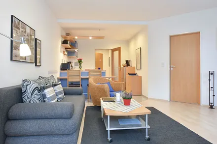 Wohnbereich mit Schlafcouch