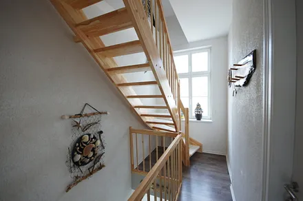 Treppe zur F4 Mansarde