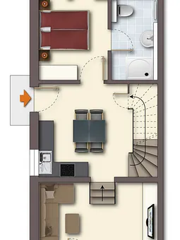 Grundriss Erdgeschoß