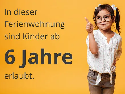 Kinder ab 6 Jahren erlaubt