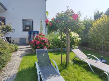 Terrasse und Garten