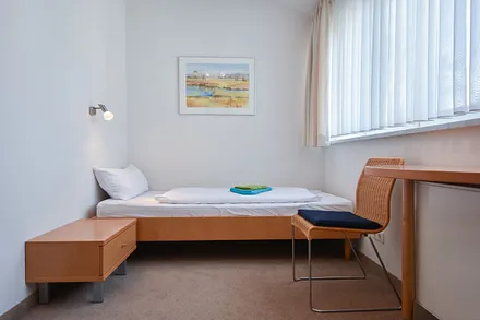 Schlafzimmer mit 2 Einzelbetten