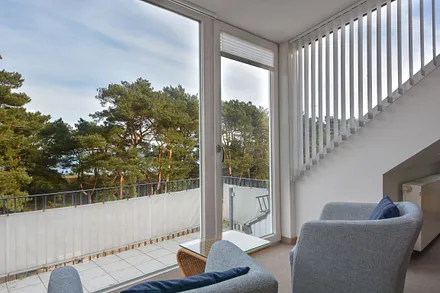 Balkon mit Ostseeblick