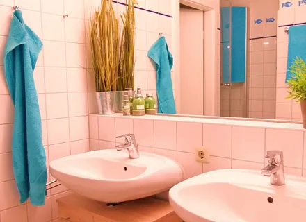 Bad mit separatem WC