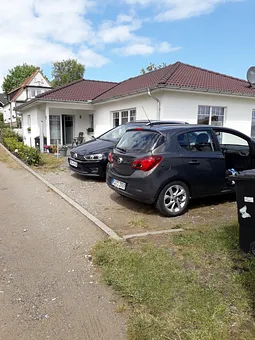 Stellplatz direkt vor der Tür