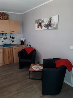     Sesselgruppe zum Verweilen und Fernsehen