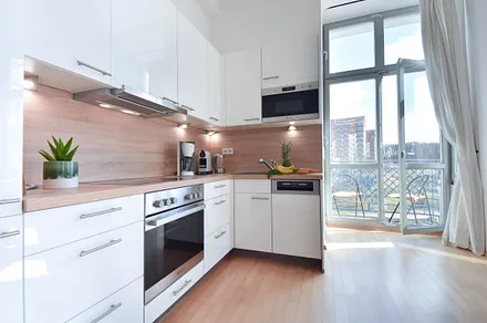 voll ausgestattete Küche