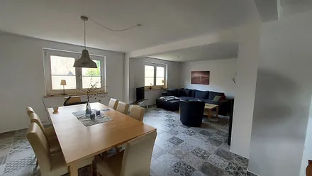 Blick zum Wohnbereich