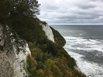 Die Kreisefelsen im Oktobersturm.