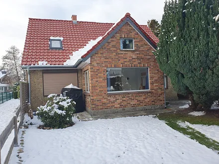 Gartenansicht im Winter