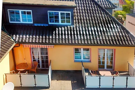 Schlaf- und Wohnzimmerbalkon