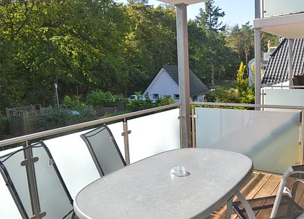 Balkon am Wohnzimmer