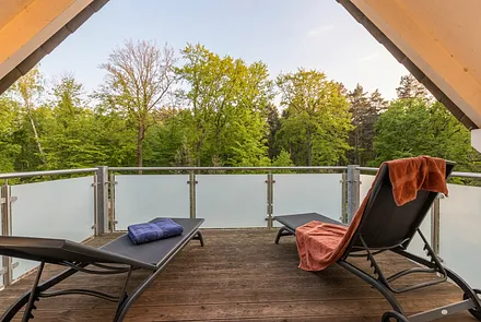 Balkon vor dem Schlafzimmer