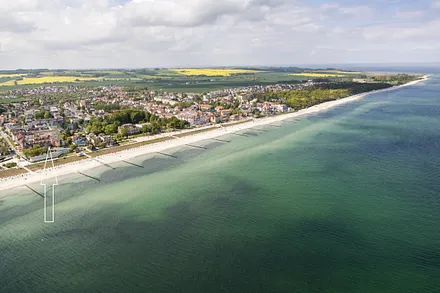 unmittelbare Strandlage der "Appartementanlage Ostseeblick"