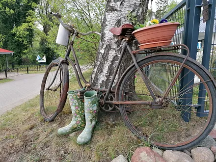 die Küsten der Insel verfügt über einen 36km langen Fahrradweg
