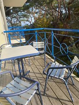 Balkon mit Meerblick