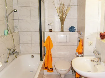 Das freundliche Badezimmer / WC