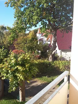 Blick vom Balkon